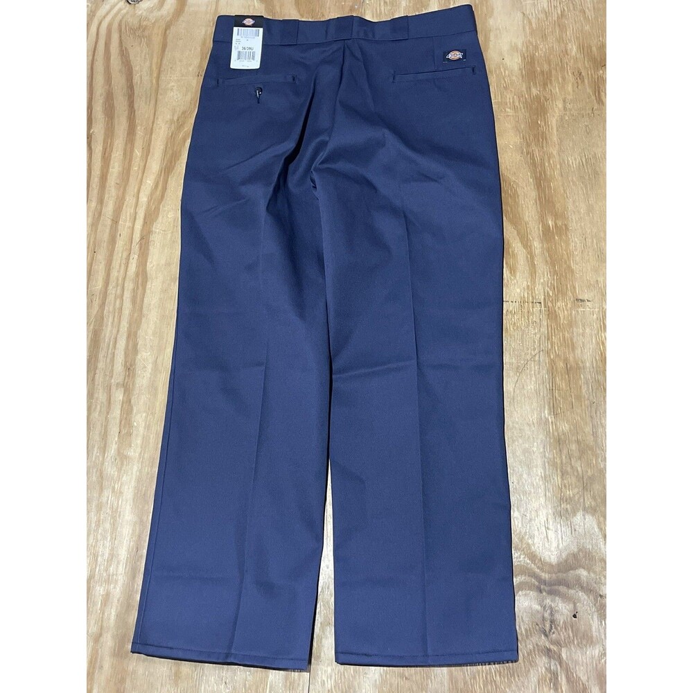 Dickies Men's Original Fit Straight Leg Navy Blue Work Pants @n2 NWT